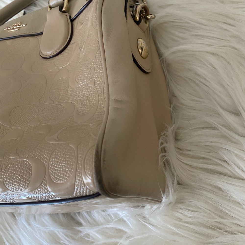 Vintage Coach Mini Bennett Satchel Patent Leather - Picture 5 of 6